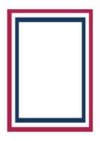 Design template frame with usa flag vector