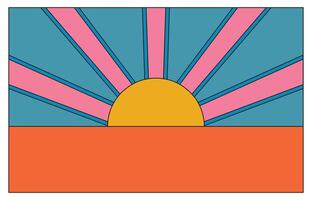 Background sunlight or sunrays unique design vector