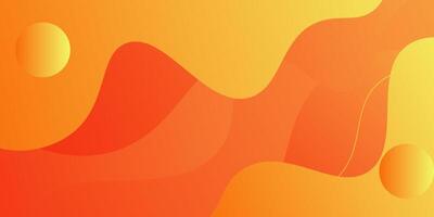 Abstract colorful orange wave pattern background. Soft background design with modern concept. Eps10 vector
