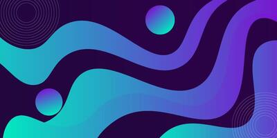 purple background with colorful gradient wave pattern. simple and cool design. eps10 vector