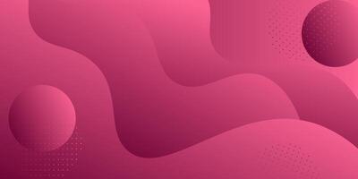 Premium pink wavy background with soft gradient color in the background. eps10 vector