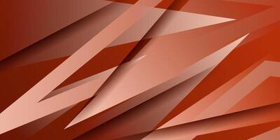 Abstract orange triangle overlapping background design. Orange background with shadow. Eps10 vector