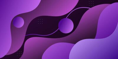 abstract purple wave background with 3d view illustration and simple pattern. Modern and luxury design. eps10 vector