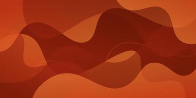 Abstract colorful orange liquid background. Simple dynamic color liquid pattern design. Eps10 vector