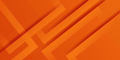 Abstract background overlapping with orange shape pattern background. Background with square line design. Eps10 vector