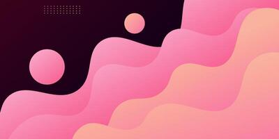 Abstract pink minimal wave pattern background. Simple and elegant red background design. Eps10 vector