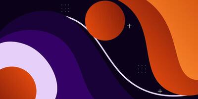 Abstract 3D colorful wave art background design with liquid color combination for design. eps10 vector