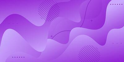 Abstract minimalist purple 3D background with wavy paper cut pattern. Simple design for promotion. vector