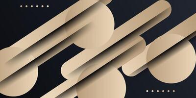 Abstract dark gradient background with brown square shape pattern 3D view. Dynamic and luxury design. eps10 vector