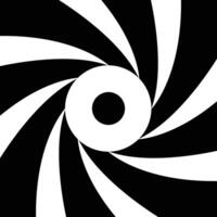 Abstract horizontal background inside a gun barrel, rifled channels. James rifled gun barrel grooves. vector