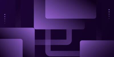 Abstract dark purple 3D background with overlapping square pattern. Eps10 vector