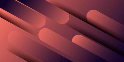 Dynamic and abstract colorful 3D background. Overlapping and curved rectangle background. Eps10 vector