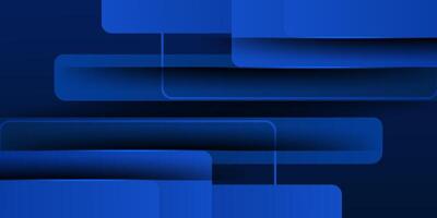 Abstract blue gradient illustration background with simple blue rectangle overlapping pattern with 3d look. dynamic background design. luxury style. Eps10 vector