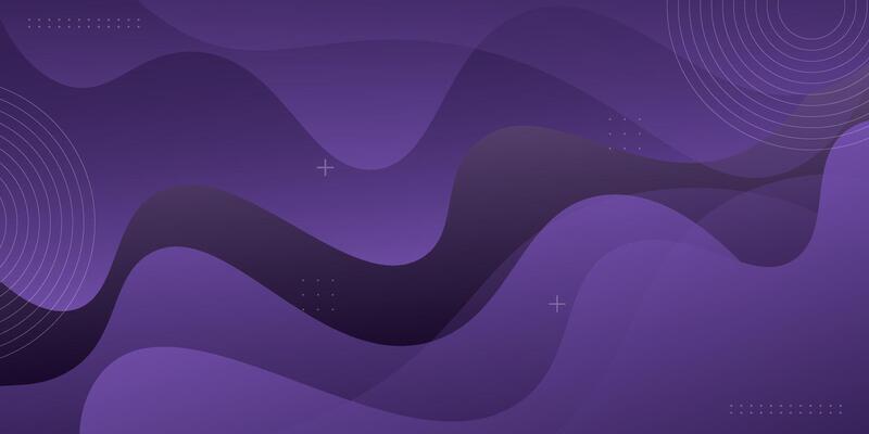 Dark purple gradient illustration background with wave shape. Abstract background design with simple geometric style. Cool design. Eps10