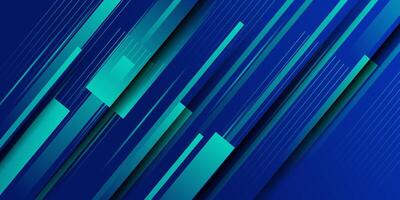 blue abstract background color pattern template for illustration with green rectangle and line pattern. eps10 vector