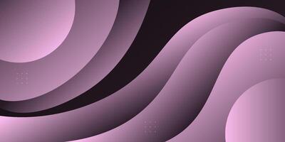 Abstract colorful curved background with solid purple color on the background. Eps10 vector