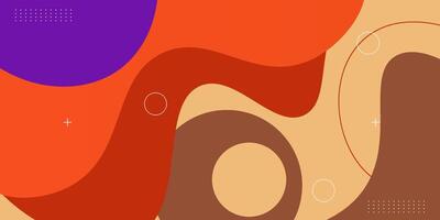 Abstract 3D wave art background design with colorful combination for background design. Eps10 vector