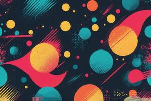 Abstract color pattern in graffiti style with elements of urban modern style bright quality illustration for your design vector