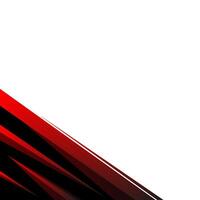 Abstract red and black corner images. Frame border clipart. vector