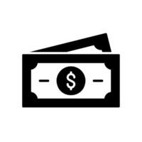 Dollar icon for financial transactions vector
