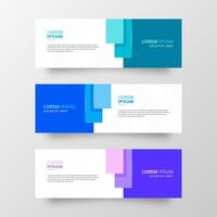 Abstract Banner Design. with Modern Blue Color Scheme. Suitable for Banner Sale, Presentation, Promotion, Flyer, Poster and Brochure vector