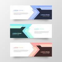 Abstract Banner Design. with 3 Color. Suitable for Banner Sale, Presentation, Promotion, Flyer, Poster and Brochure vector