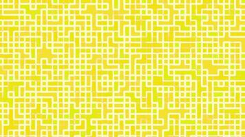 Yellow and white grid pattern with squares and lines suitable for background designs digital projects and geometric visuals video