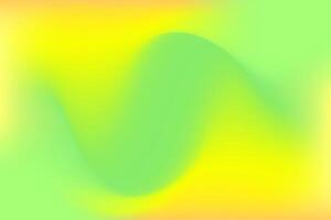 Abstract gradient illustration with warm tones of bright green and yellow, blending seamlessly. Ideal for creating eye-catching posters, banners, digital art, or social media backgrounds. vector