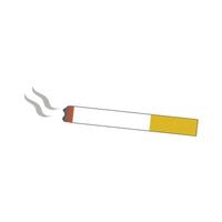 illustration of a cigarette on a white background vector