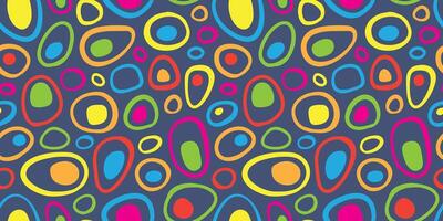Abstract seamless circle pattern. Colorful Modern design template. vector