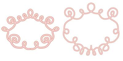 Calligraph frames. Elegant vintage flourishes, text delimiters decoration and hand drawn ornament frames set. Luxury borders for invitation, certificate or greeting card vector