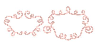 Vntage ornament frames and calligraphic borders for elegant invitation decoration certificate design or greeting card layout vector