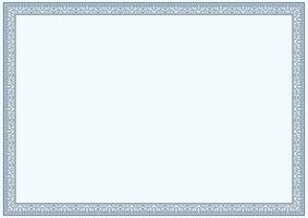 Abstract Border Frame for Certificate of Appreciation vector