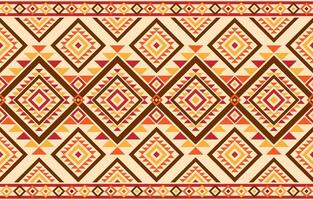 American native ethnic pattern. Embroidery african pattern Indigenous background concept.Design for fabric, abstract, red, yellow, orange, brown. vector