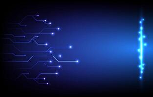Digital circuit board background. featuring futuristic electronic technology motherboard concept. vector
