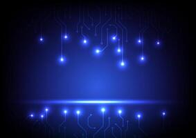 Technology Digital Circuit Background. Abstract data network and cyber. vector