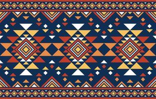 Native ethnic pattern. Indigenous style embroidery pattern concept. Design for fabric, background, abstract, red, yellow, orange, blue. vector