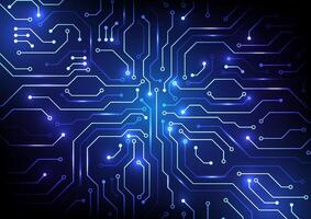 Digital Abstract Circuit Background, Design for futuristic circuits, data flow, and innovative cyberpunk technology. vector