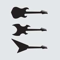 Abstract Guitar and Music Note Emblem in Circular Badge Format for Music Day Identity vector