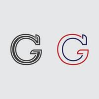 Elegant Monogram G Logo in Minimal Line Art Style for Professional Brand Identity vector