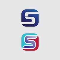 Glitch Style S Letter Logo with Tech Vibes and Lines for Digital Branding Design vector