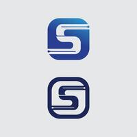 Glitch Style S Letter Logo with Tech Vibes and Distorted Lines for Digital Branding Design vector