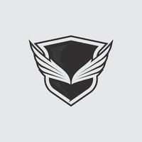 Geometric Line Bird Flying with Abstract Wings for Tech Startup Logo Design vector