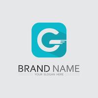 Modern Letter G Logo Design with Geometric Shape for Business or Tech Branding vector
