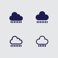 Cloud Logo Design for Innovative Tech Company and Digital Software Services vector