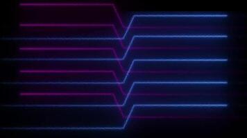 Neon lights glowing futuristic trendy vertical seamless, Abstract glowing neon heartbeat and pulse rate line technology , abstract beautiful saber animation background video