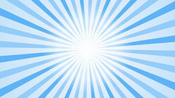 Light blue comic style backgound pop rays. Sun rays rotating for comic, magzine, posts and more. animated video