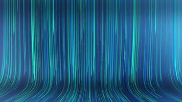 Animation Abstract background with colorful glowing neon lines. Lines background. Movement of lines up and down. 4K. looped video