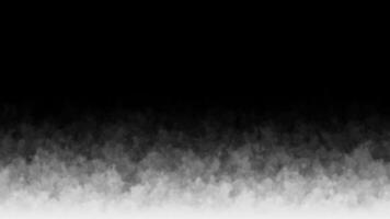 White smoke on black background. Abstract atmospheric white fog on dark background. floating fume slowly floating rises up. White fog floating on dark background video