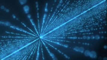 Particle lines background shining dust bokeh glitter. Particles background. Particles moving . 4K looped . video